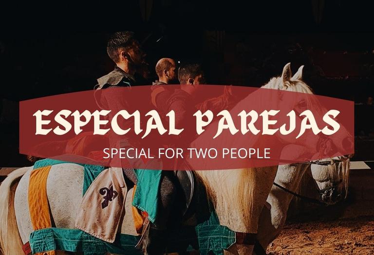 Promotion 'Couples spéciaux' Dîner-spectacle Défi Médiévale Alfas del Pi Promotion 'Couples spéciaux' Dîner-spectacle Défi Médiévale Alfas del Pi